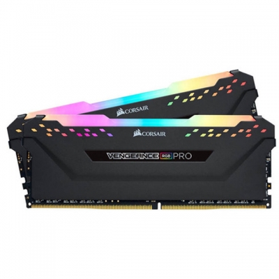 MEMORIA RAM (DDR4) CORSAIR 16GB 2X8 3200MHZ VENGEANCE RGB PRO BLACK